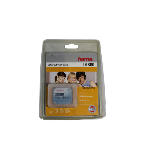 Hitachi 6gb microdrive karte - 6gb,