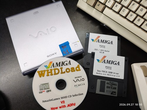 Amiga 600 1200 pcmcia - pcmcia, cd